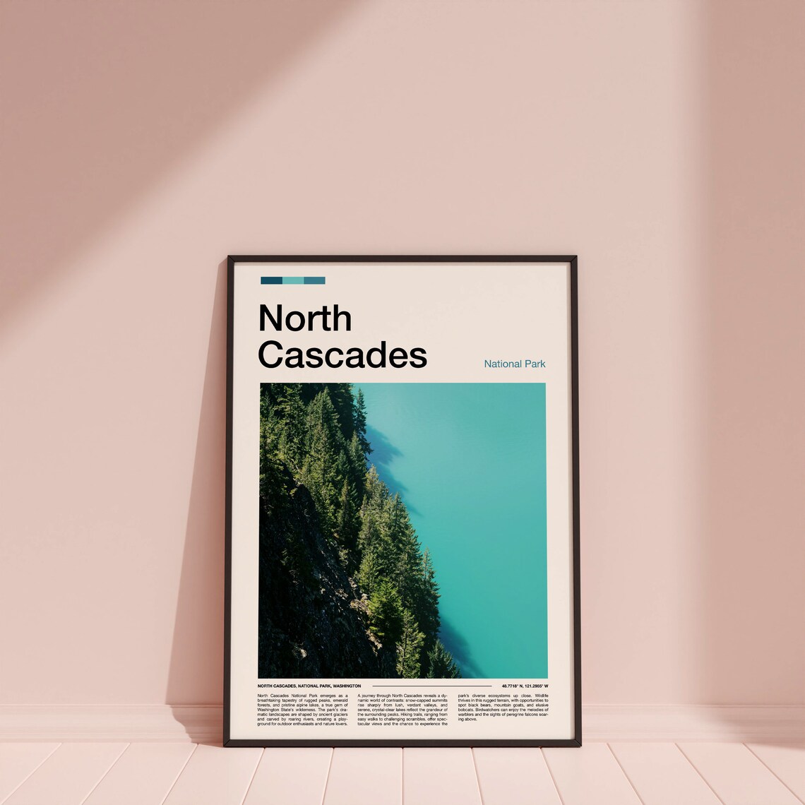 North Cascades National Park Print North Cascades Poster North Cascades Wall Art North Cascades Art Print North Cascades Photo - Image 4