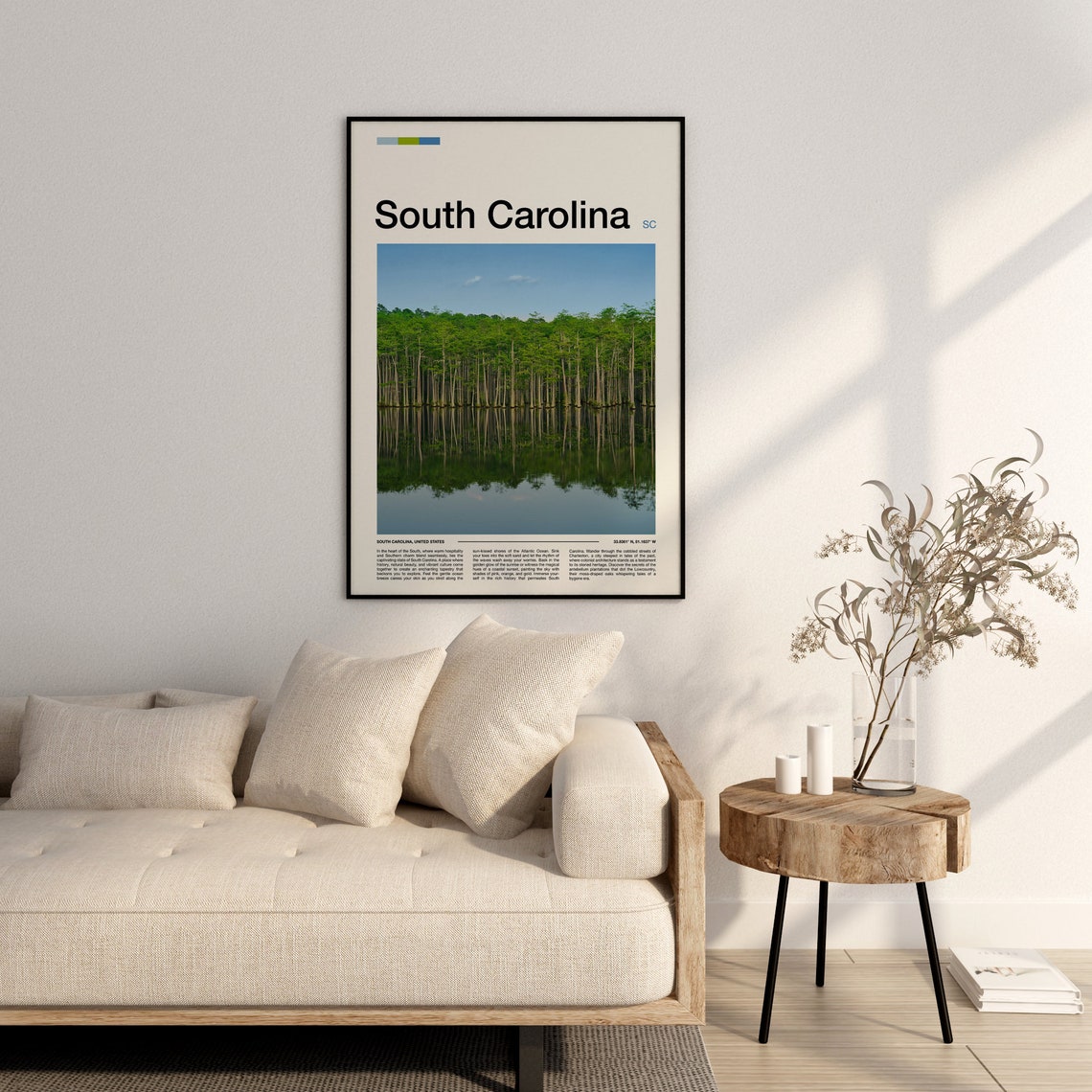 South Carolina Print South Carolina Poster South Carolina Wall Art South Carolina Art Print South Carolina Photo - Image 3