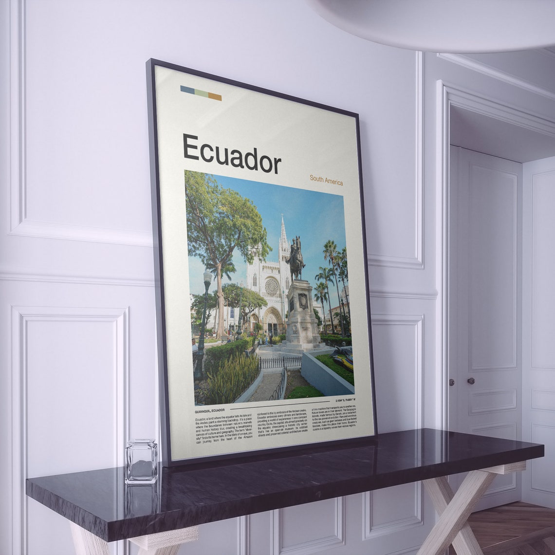 Ecuador Print Ecuador Poster Ecuador Wall Art Ecuador Art Print Ecuador Photo Ecuador Gifts Travel Poster Traveler Gifts - Image 2