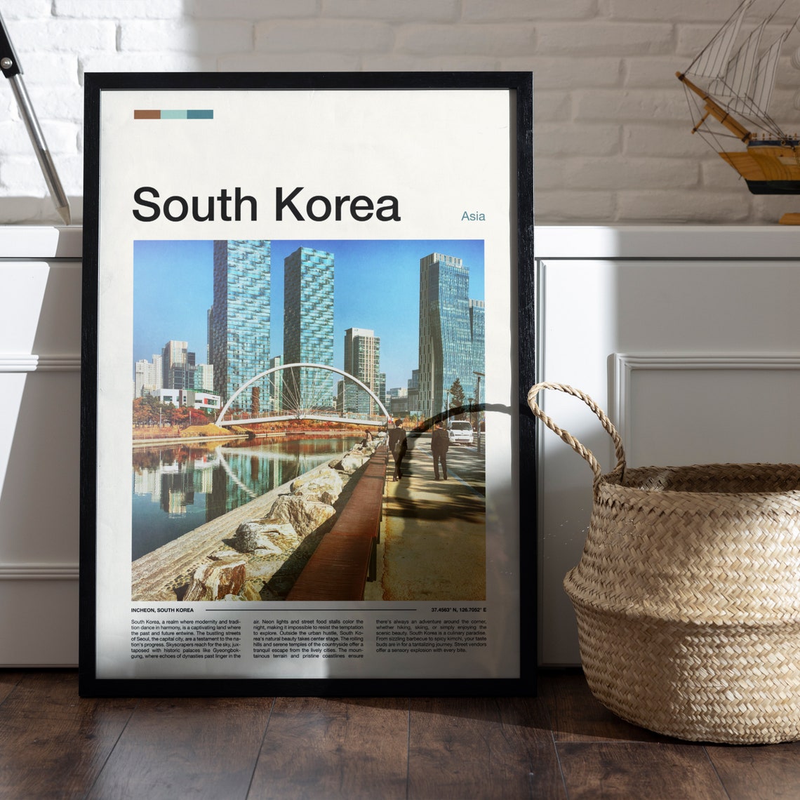 South Korea Print South Korea Poster South Korea Wall Art South Korea Art Print South Korea Photo Travel Poster Traveler Gifts - Image 5