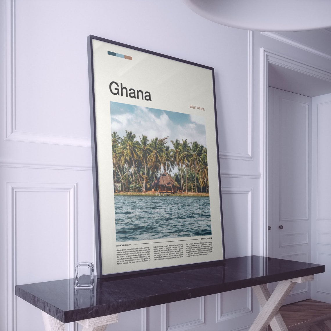 Ghana Print Ghana Poster Ghana Wall Art Ghana Art Print Ghana Photo Travel Poster Traveler Christmas Gift - Image 2