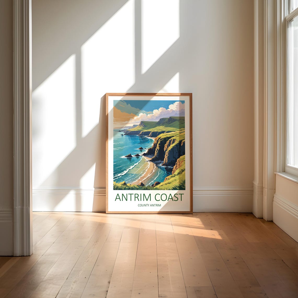 Antrim Travel Print Wall Art Ireland Home Decor County Antrim Poster Northern Ireland Travel Gift Art Lover Irish Prints Coastal Landscape - Image 6