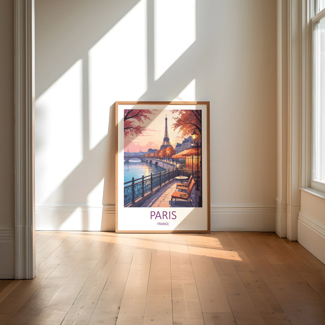 Paris Print Paris Poster Paris Gifts Eiffel Tower France Poster Paris Travel Print France Print Paris Wall Art Prints Travel Gift - Image 6