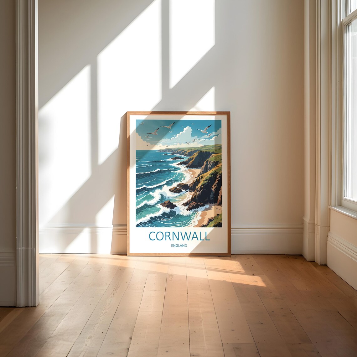 Cornwall Travel Poster, Travel Wall Art Print - Image 6