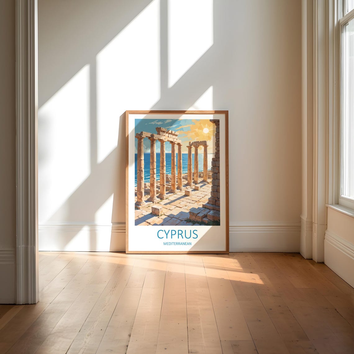 Cyprus Ancient Ruins Sunset Over the Mediterranean Sea Poster - Image 6