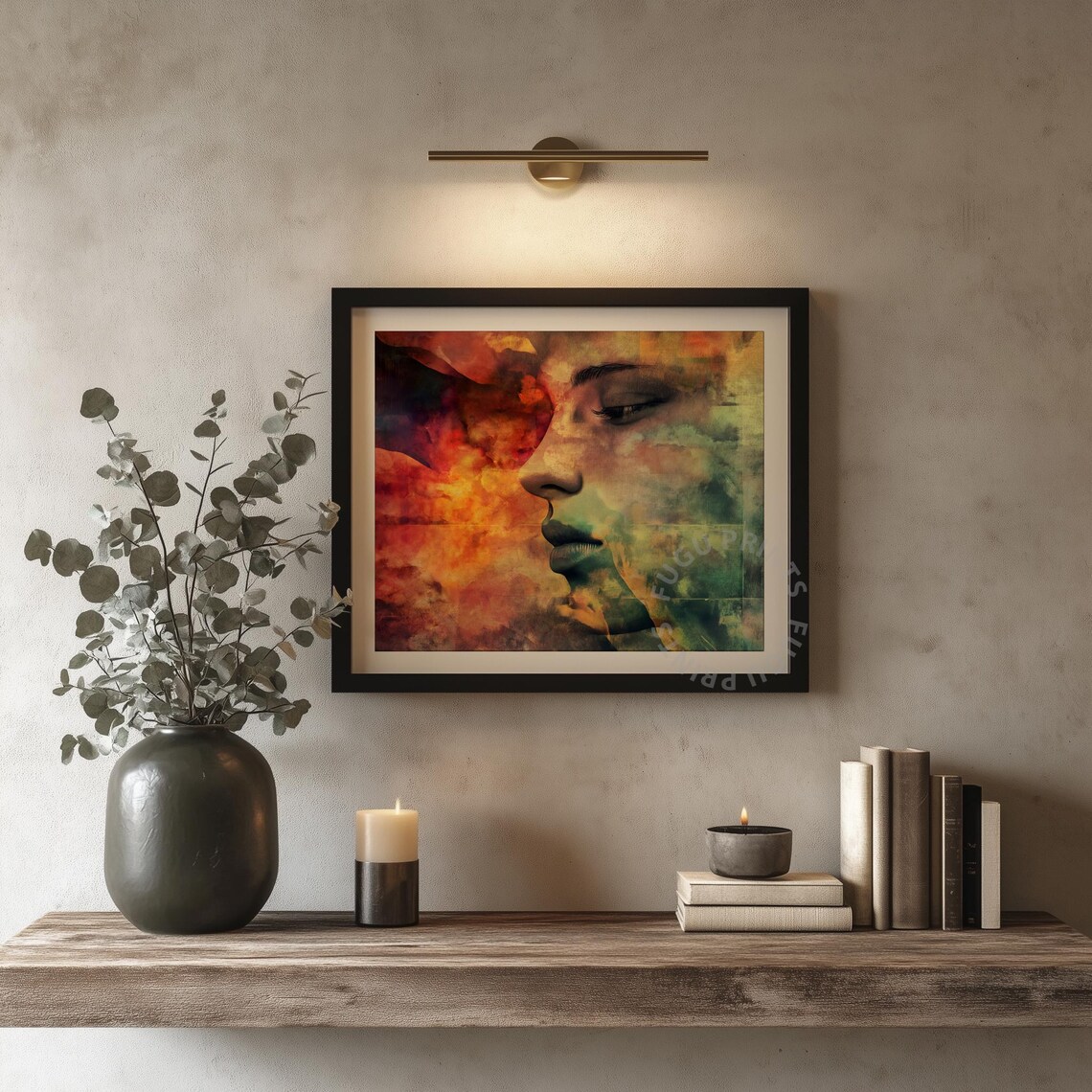 Abstract Woman Modern Face Portrait - Image 4