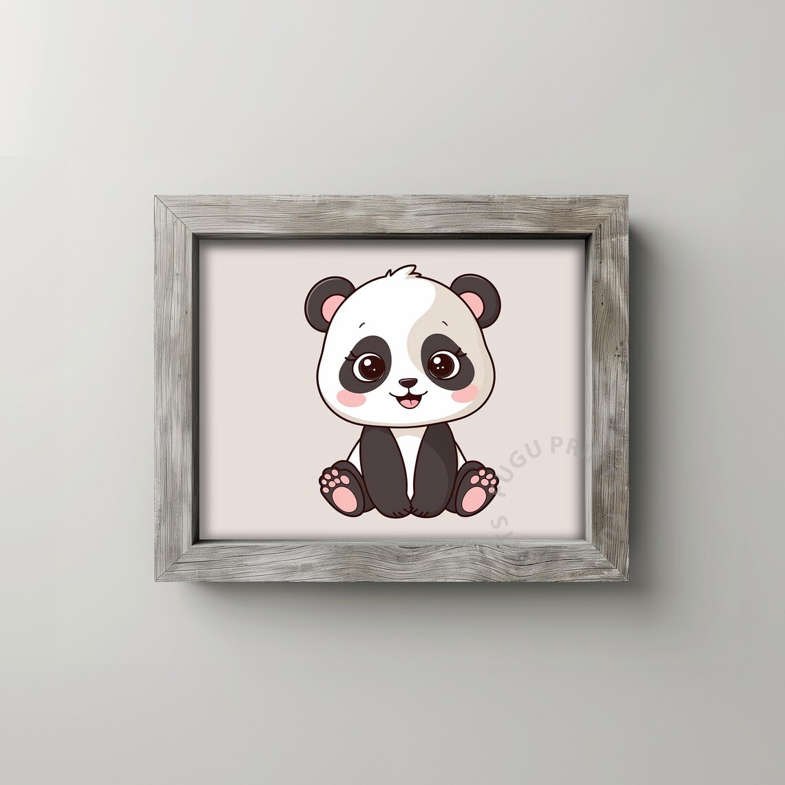 Cute Panda Animal Illustration, Nursery Decor - Image 2