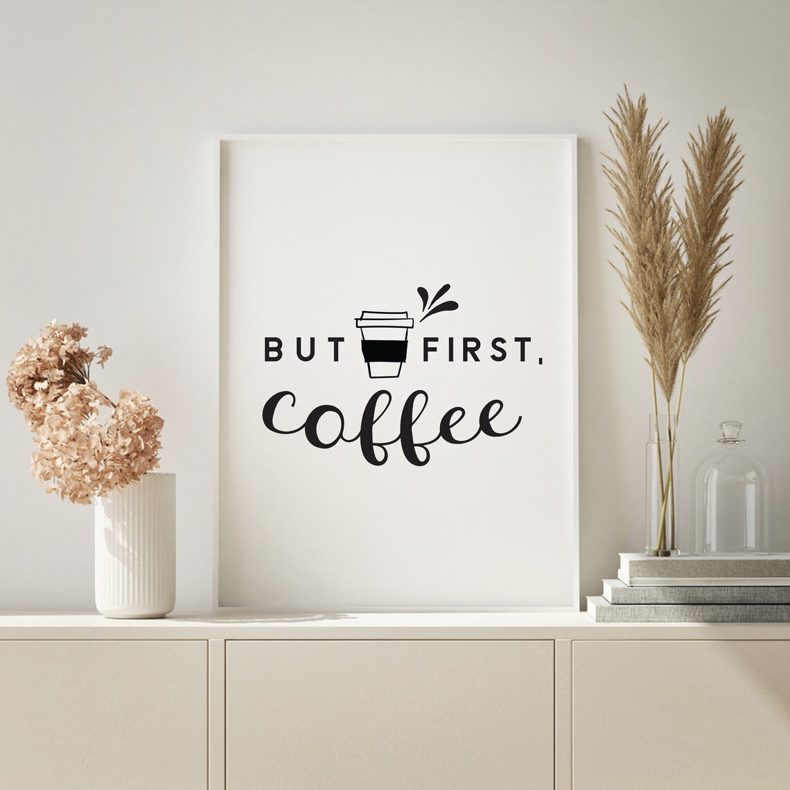 But First Coffee Wooden Sign Farmhouse Sign Farmhouse Style Farmhouse Decor Kitchen Sign Coffee Bar Sign Fixer Upper Style - Image 5