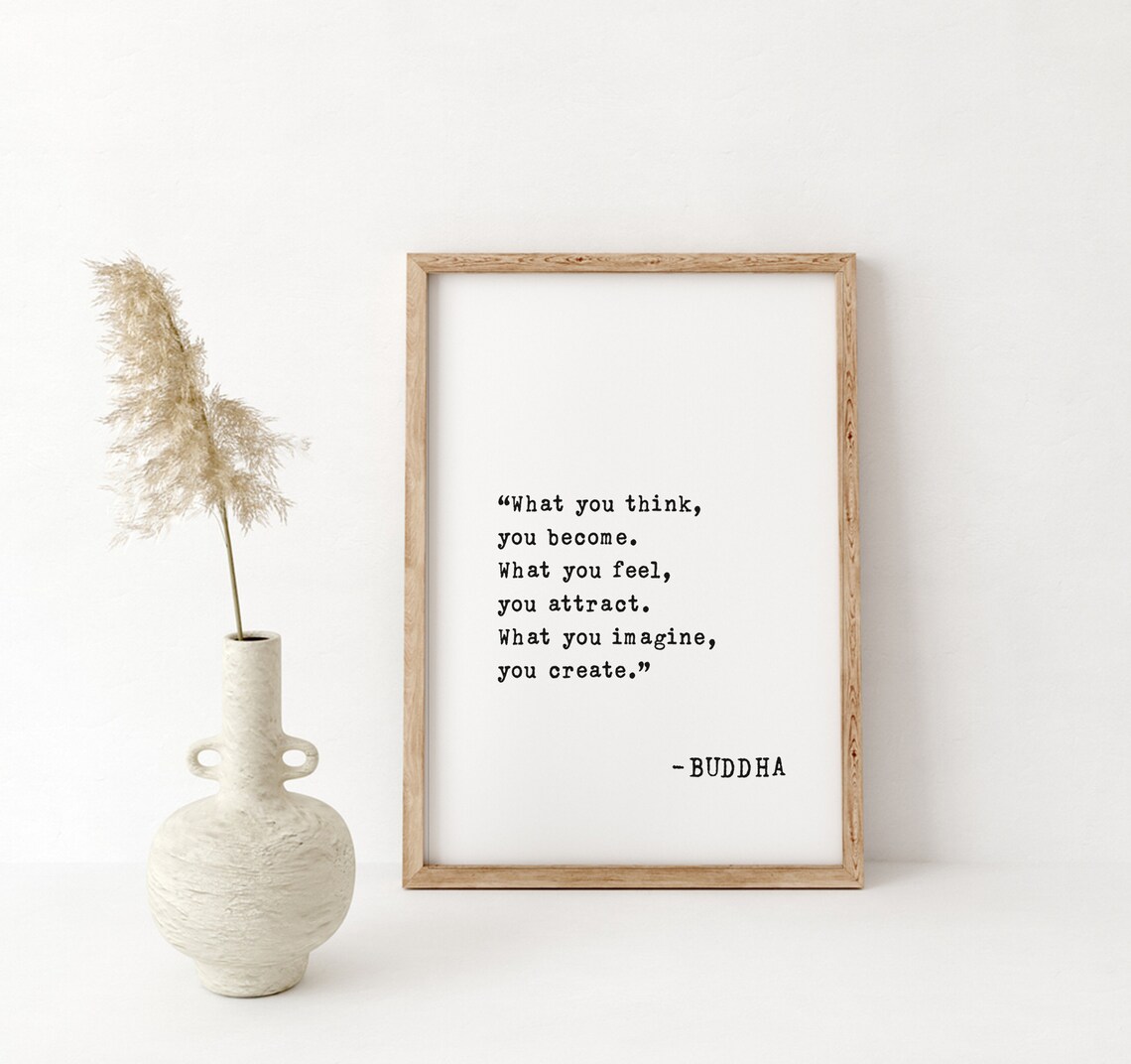 Buddha Wisdom Quote, Modern Minimalist Art Print - Image 3