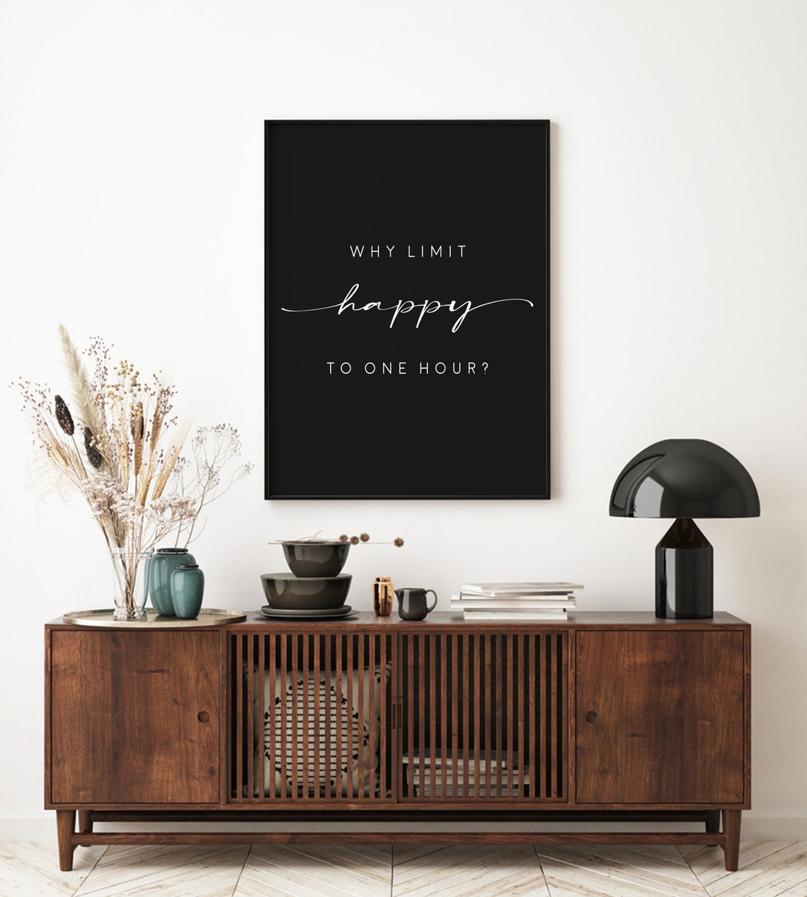 Why Limit Happy To One Hour Sign Quote Print Bar Sign Funny Quote Sign Bar Bar Decor Happy Hour Sign Funny Quote - Image 4