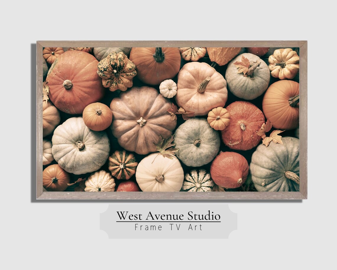 Fall Pumpkin Halloween Farmhouse Art Print