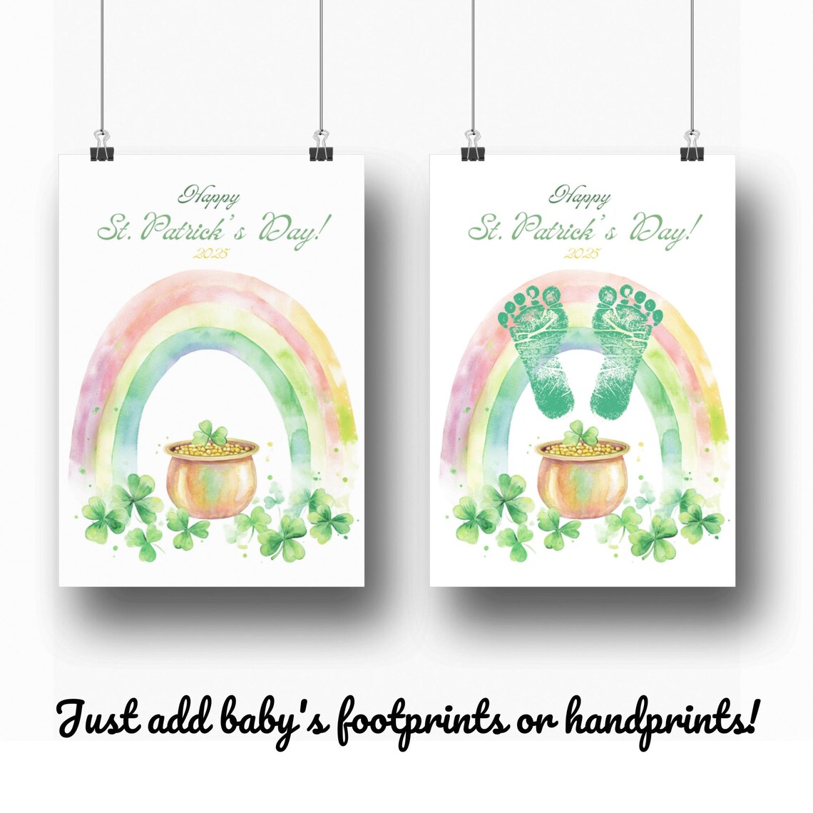 My First St Patricks Day Keepsake, Newborn Baby - Image 3