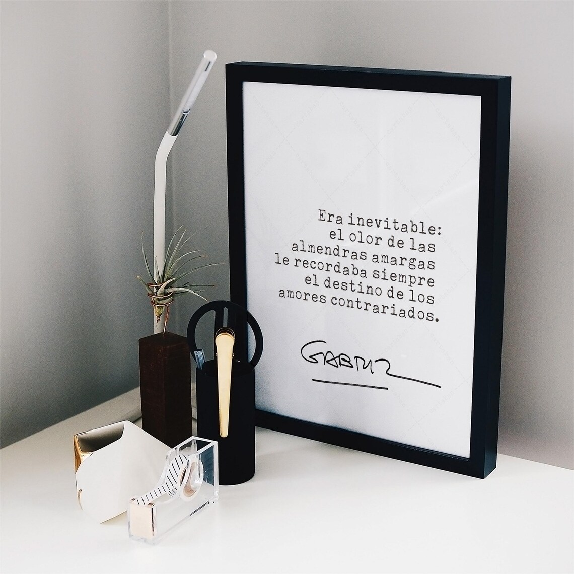Gabriel Garcia Marquez Quote, Reading Nook Art Print - Image 2
