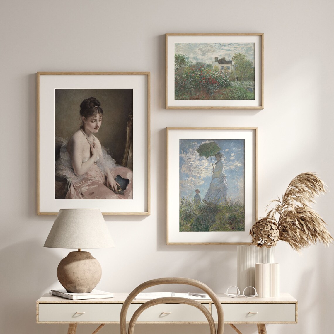 Victorian Woman Portrait, Vintage Farmhouse Art Print - Image 2