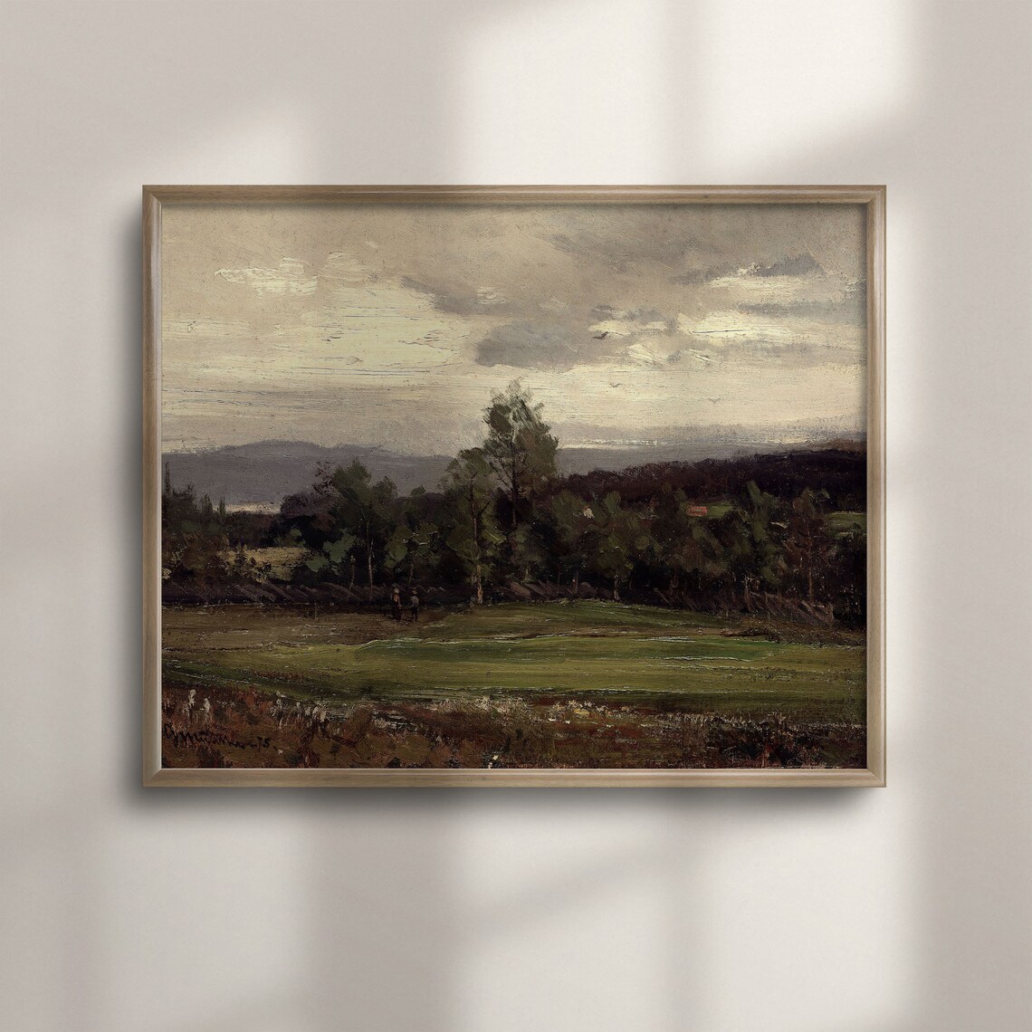 Vintage French Country Landscape Art Print