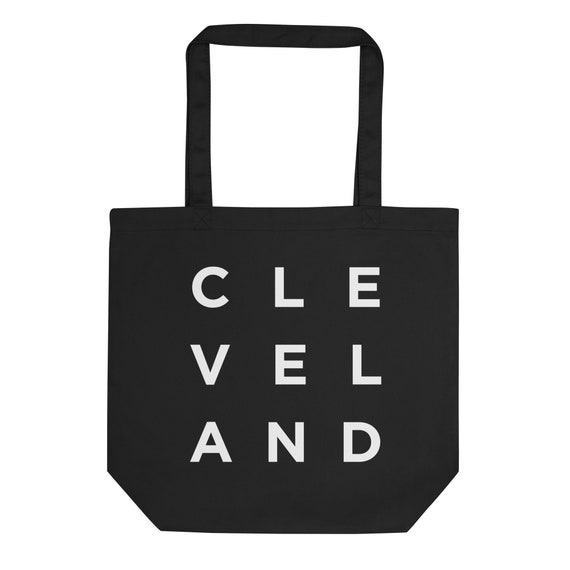 Cleveland Tote Bag Ohio Tennessee Eco Conscious Cotton Bag Cleveland Gift Ideas Going Away Gifts Minimalist Gift Ideas