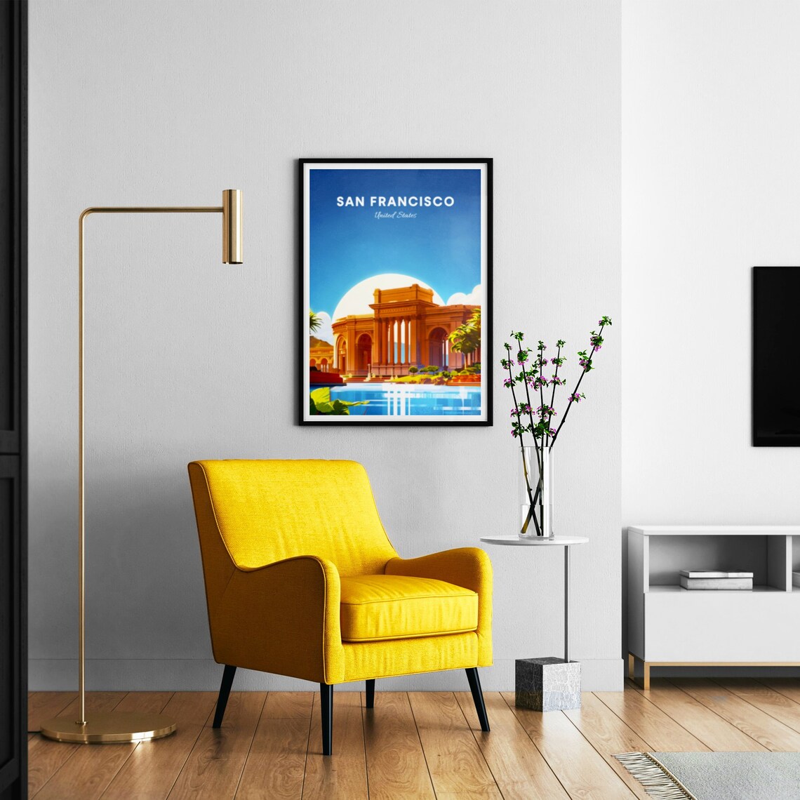 San Francisco Palace of Fine Arts Colonnade by the Water Poster - Image 3