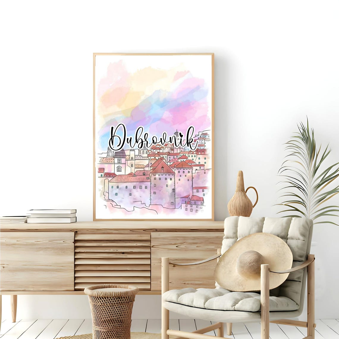 Twelve World Cities Watercolor Travel Art Gallery Wall Poster - Image 2