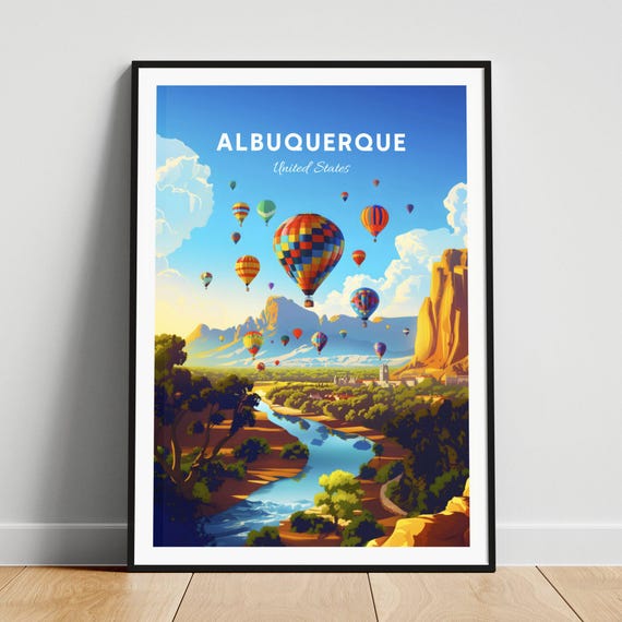 Albuquerque Travel Print Us Travel Poster Albuquerque Poster Albuquerque New Mexico Poster Personalized Gift Wedding Gift Custom Text
