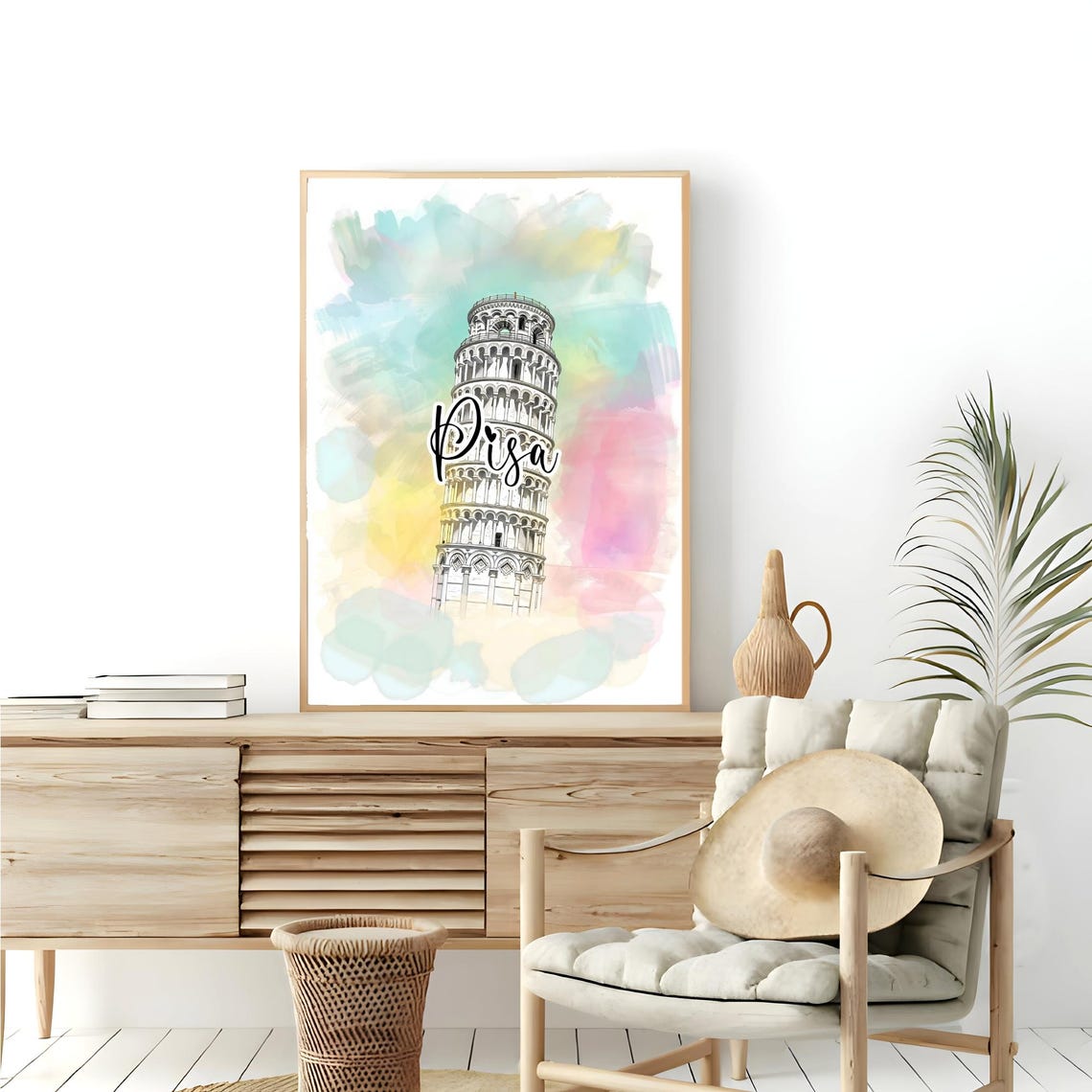 Twelve World Cities Watercolor Travel Art Gallery Wall Poster - Image 2