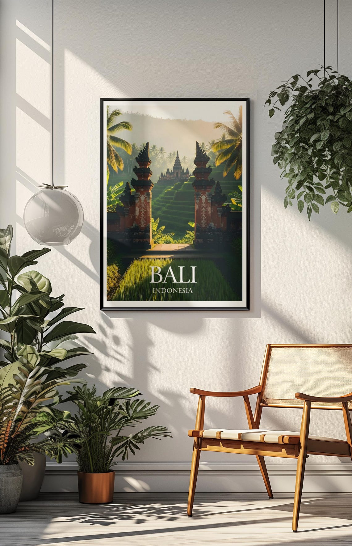 Bali Indonesia Travel Poster Bali Indonesia Wall Art Bali Indonesia Travel Print Bali Indonesia Home Decor Bali Indonesia Island Poster - Image 3