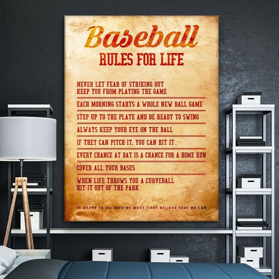 Home Run Inspirations Baseball Player Art Print