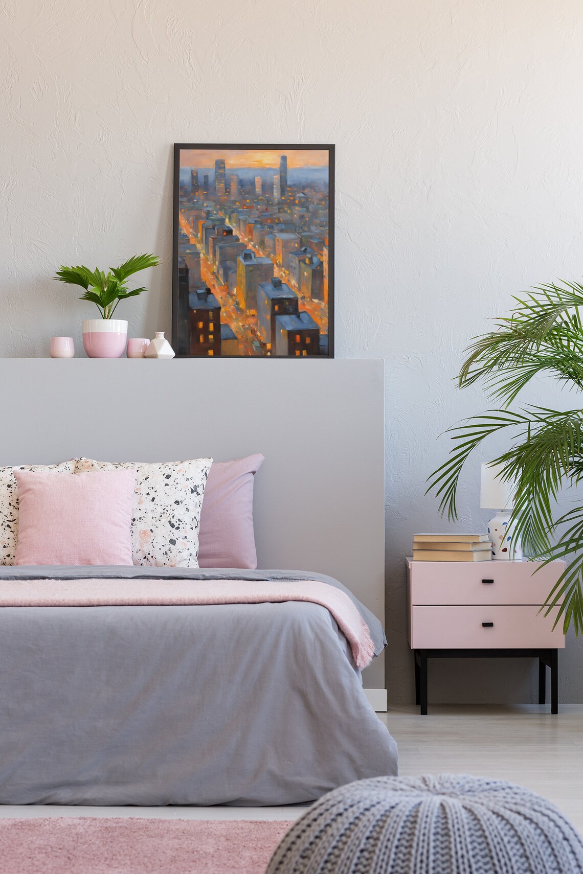 Chicago Skyline Abstract City Art Wall Art Print Modern Art Print Cityscape Art Urban Art Print City Wall Art City Decor Home Decor - Image 4