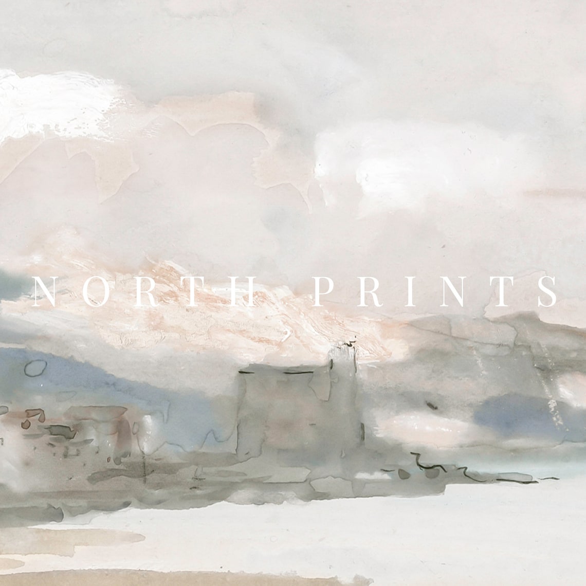 Neutral Summer Coastal Vintage Art Print - Image 2