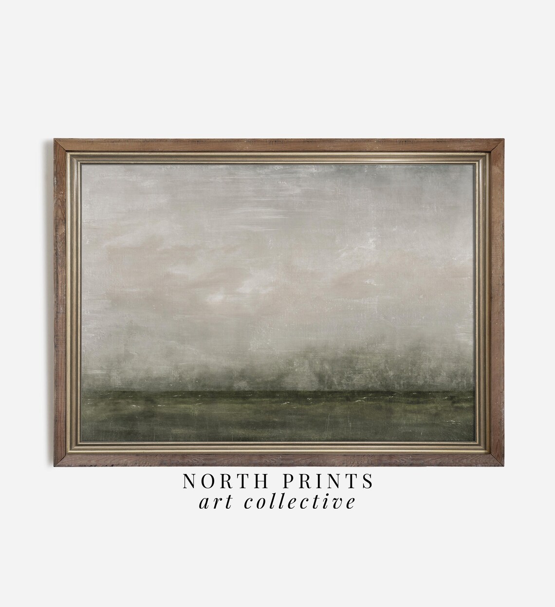 Moody Abstract Coastal Painting Large Wall Decor Dining Room Art Print Instant North Prints 8 83 - Image 2