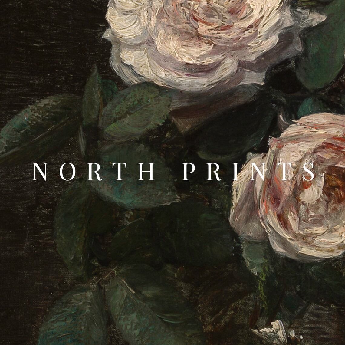 Vintage Rose Painting, Dark Academia Floral Art Print - Image 3