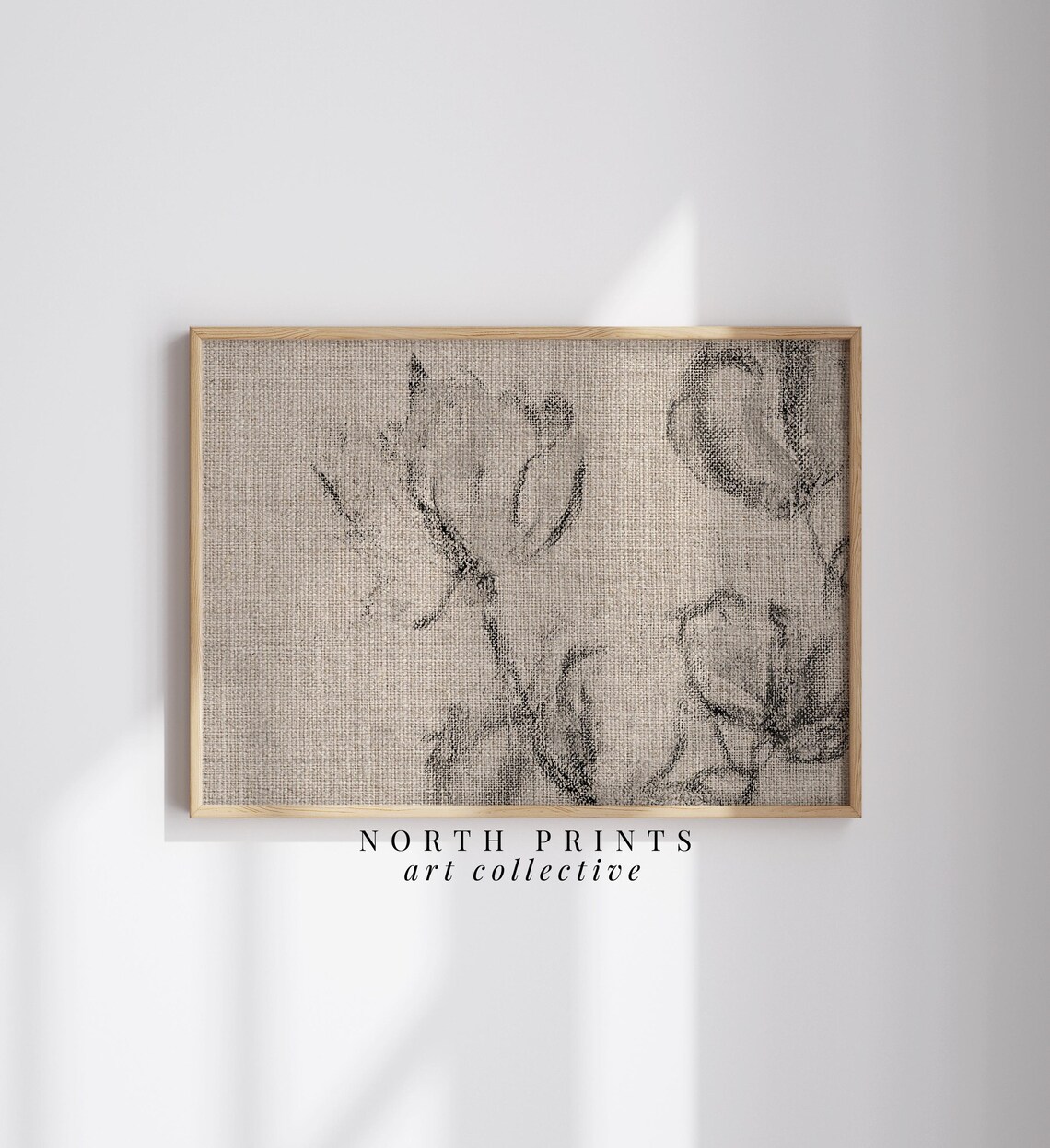 Neutral Rustic Tapestry Art Print, Classic Farmhouse - Image 2