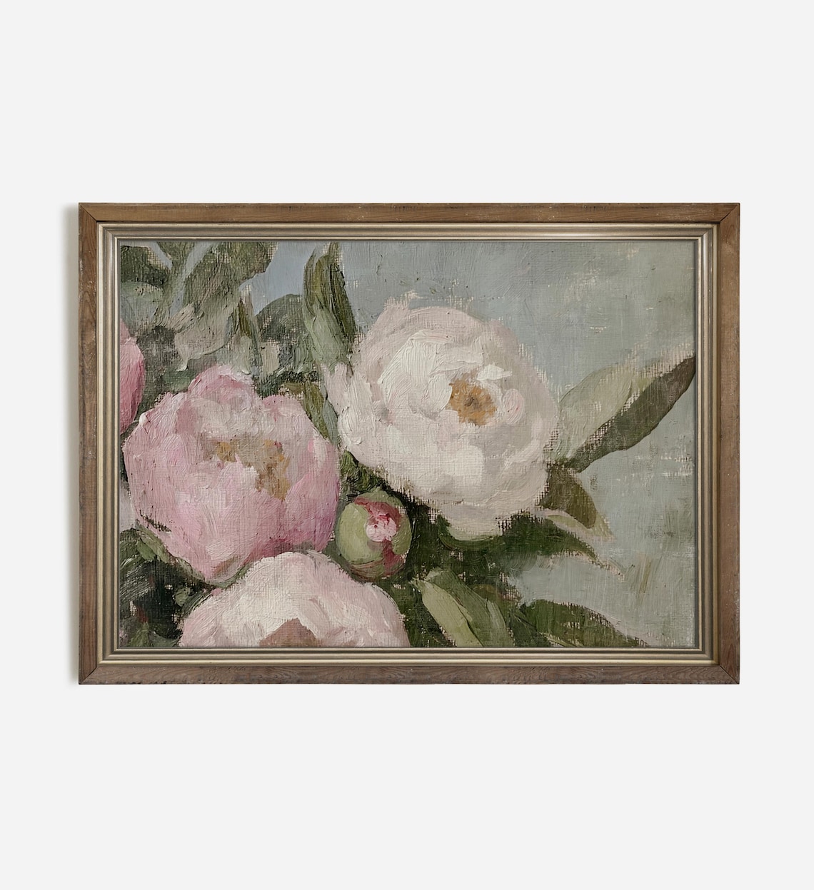 Pastel Flower Bouquet Poster, Cottage Botanical Decor - Image 3