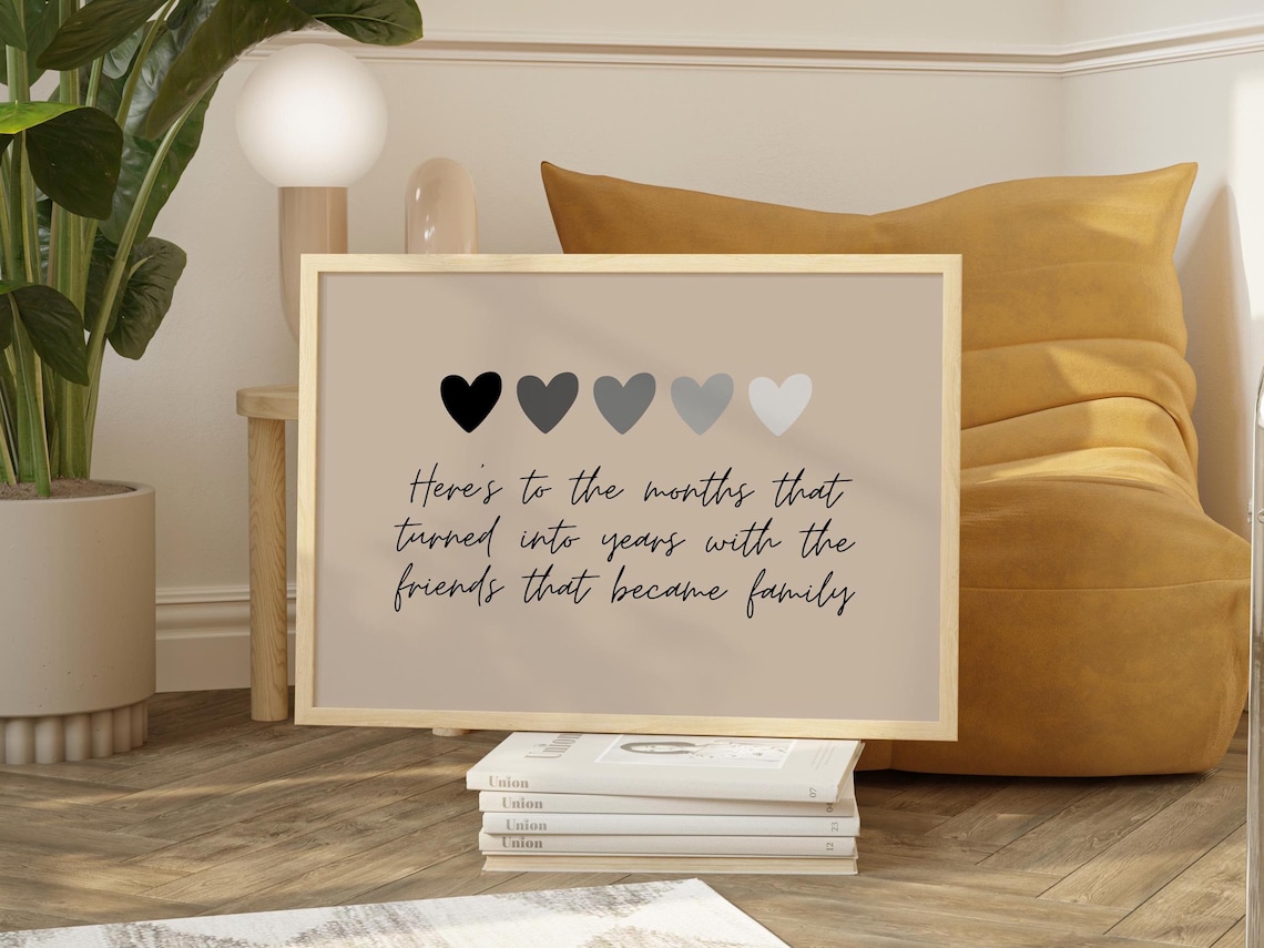 Our Family Wall Art Print, New Home Gift