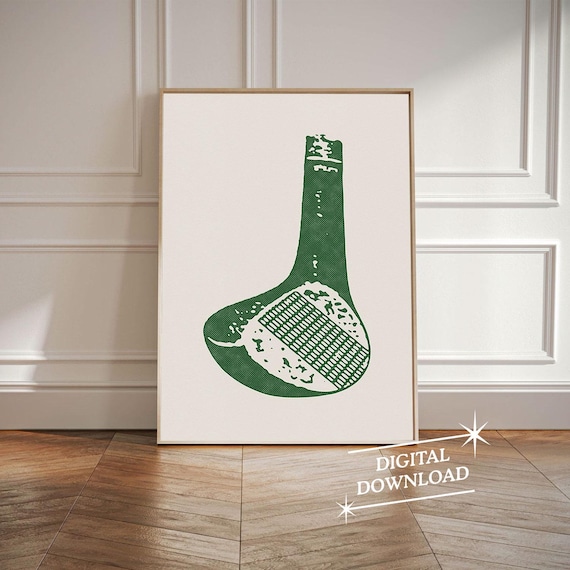 Golf Vintage Poster Mid Century Modern Sports Art Print Golf Gift Gift For Dad Retro Poster Art