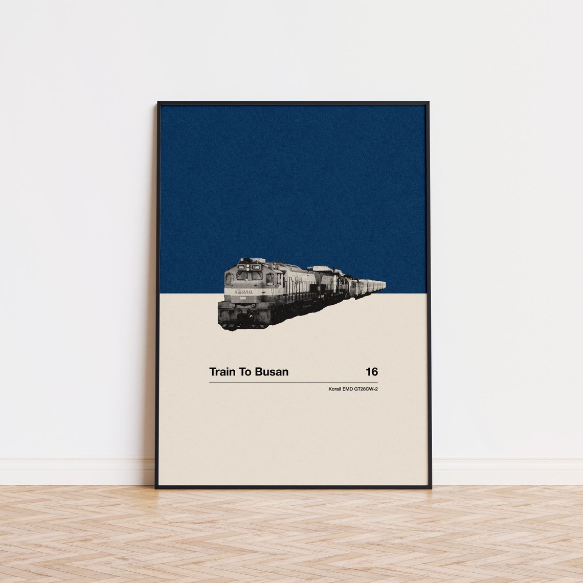Train To Busan Inspire Poster Car In Movie Poster Mid Century Modern Poster Minimalist Poster Retro Art Print Korean Movie