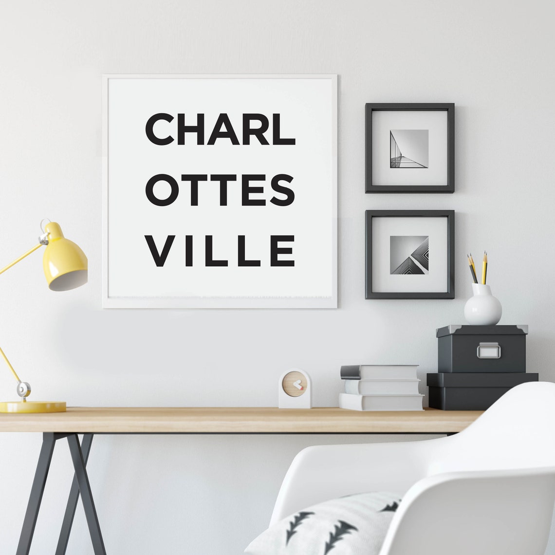 Culver and Cambridge Square Size Guide Chart Reference Wall Art - Image 3