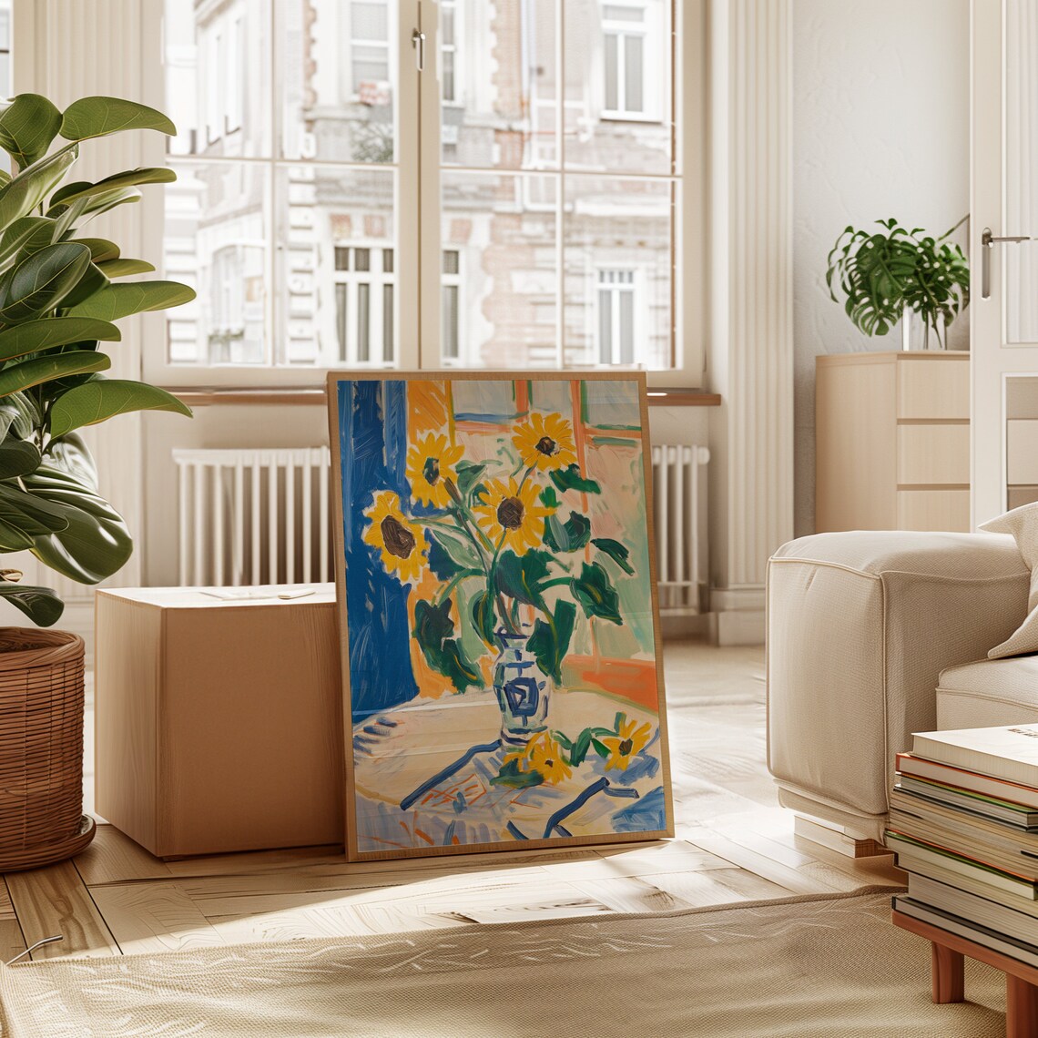 Matisse Sunflowers Poster, Vibrant Floral Art Print - Image 3