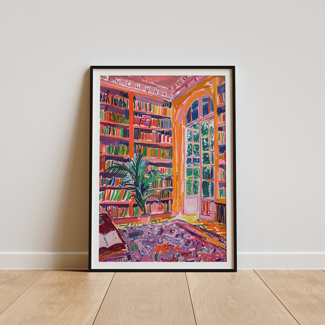 Henri Matisse Library Poster, Modern Literary Art Print - Image 4