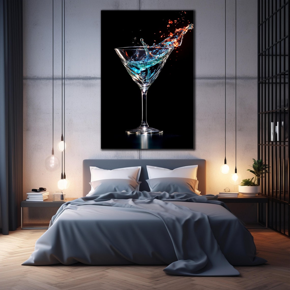 Drink Wall Art Cocktail Wall Art Tempered Glass Wall Art Custom Photo Glass Glass Printing Large Glass Wall Art Wall Hangings Food Wall Art - Image 3