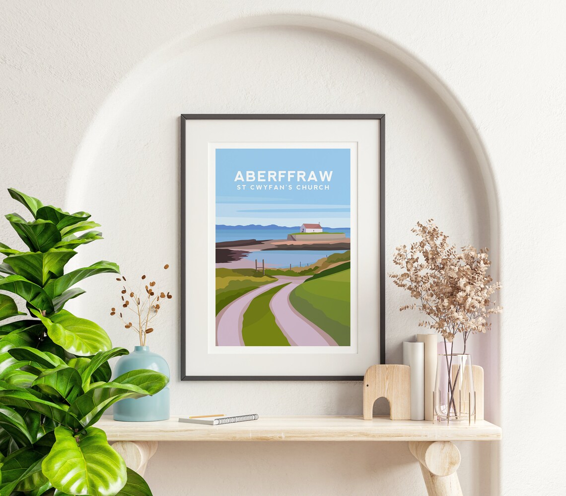 Aberffraw, Anglesey North Wales Travel Poster - Image 2