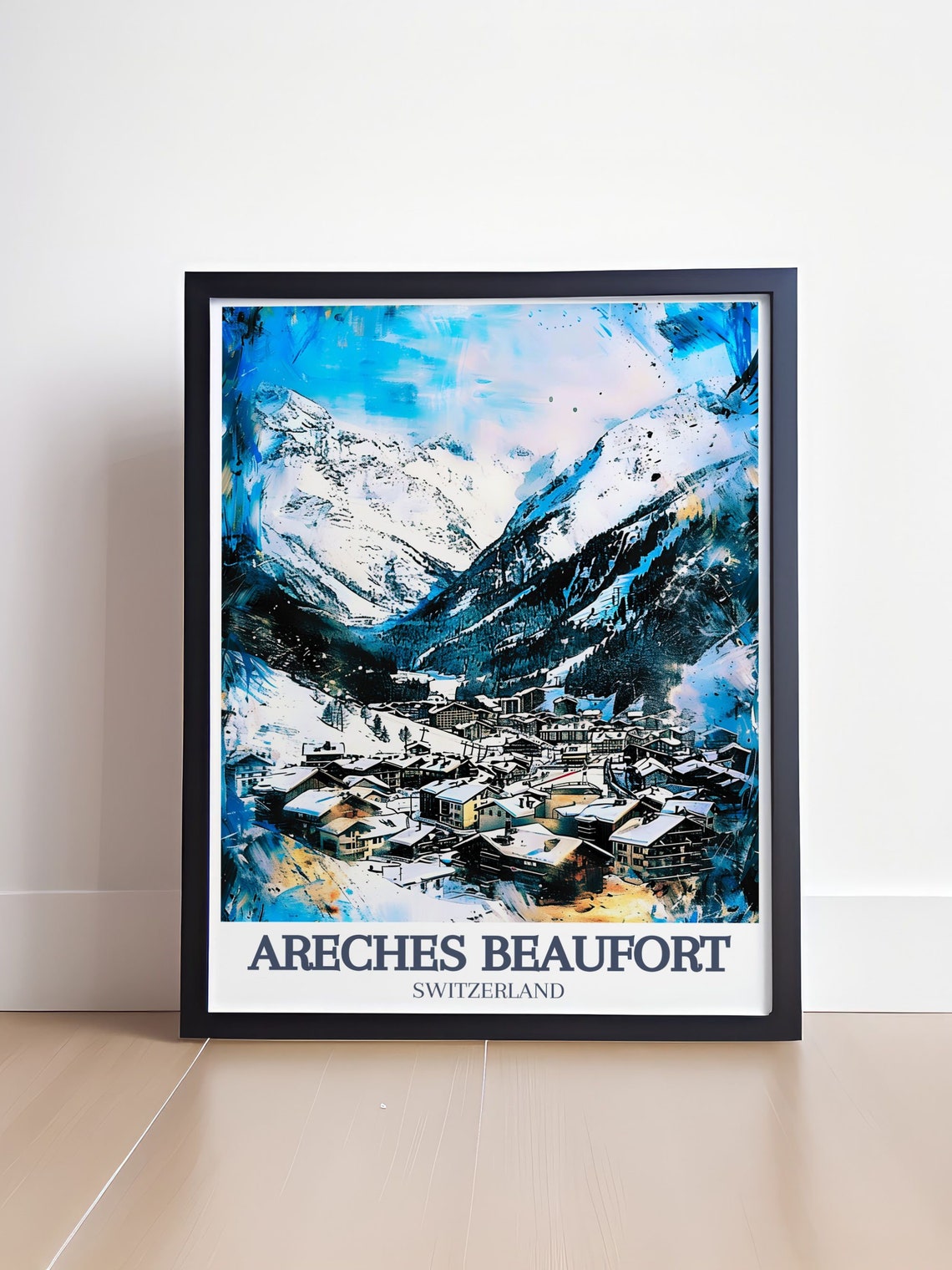 Areches Beaufort Wall Art Beaufort Village And Grand Mont Art Arches National Park And Beaufort Village Grand Mont Prints - Image 4
