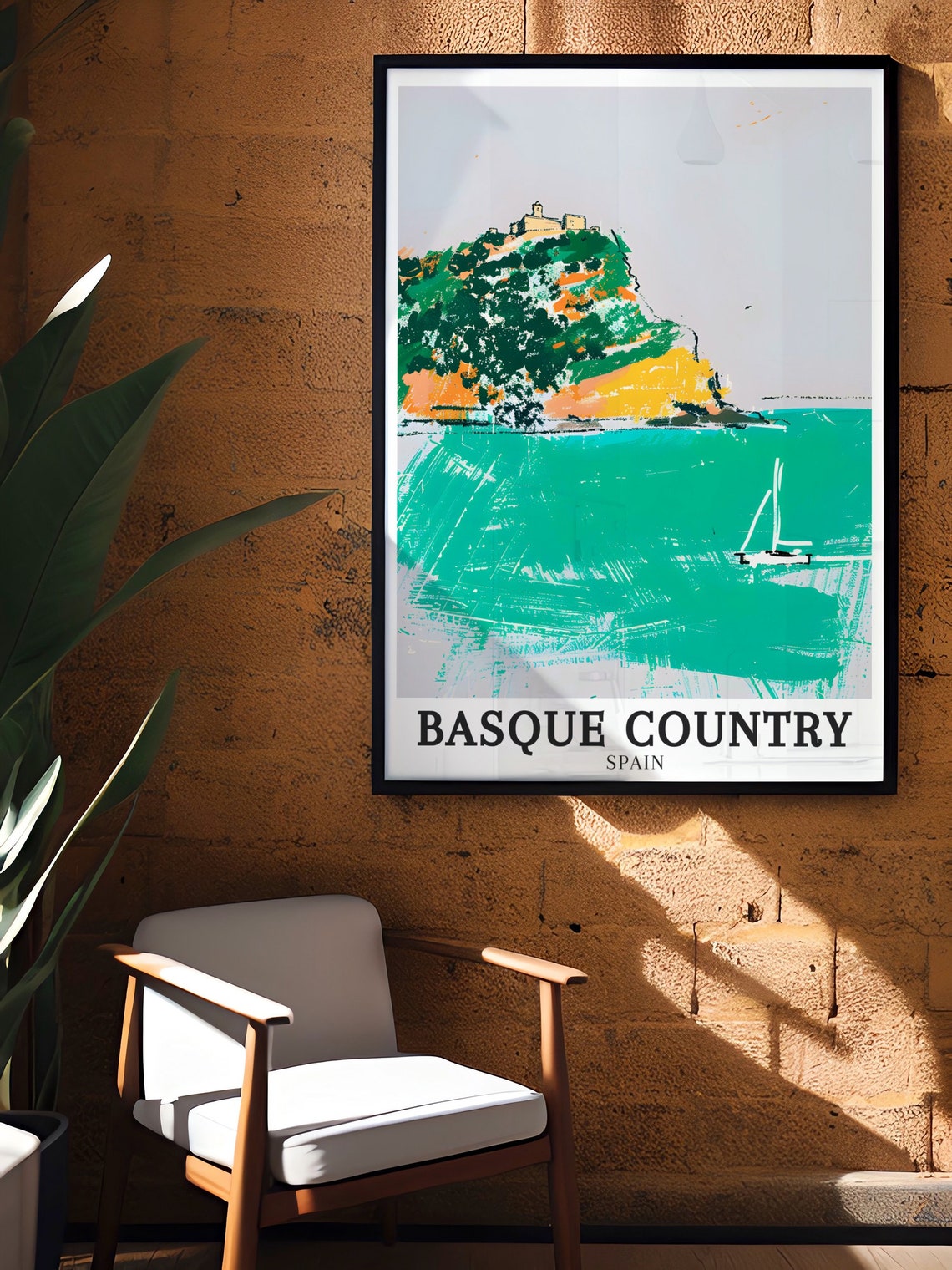 Basque Country San Juan de Gaztelugatxe Hermitage Isle Poster - Image 2