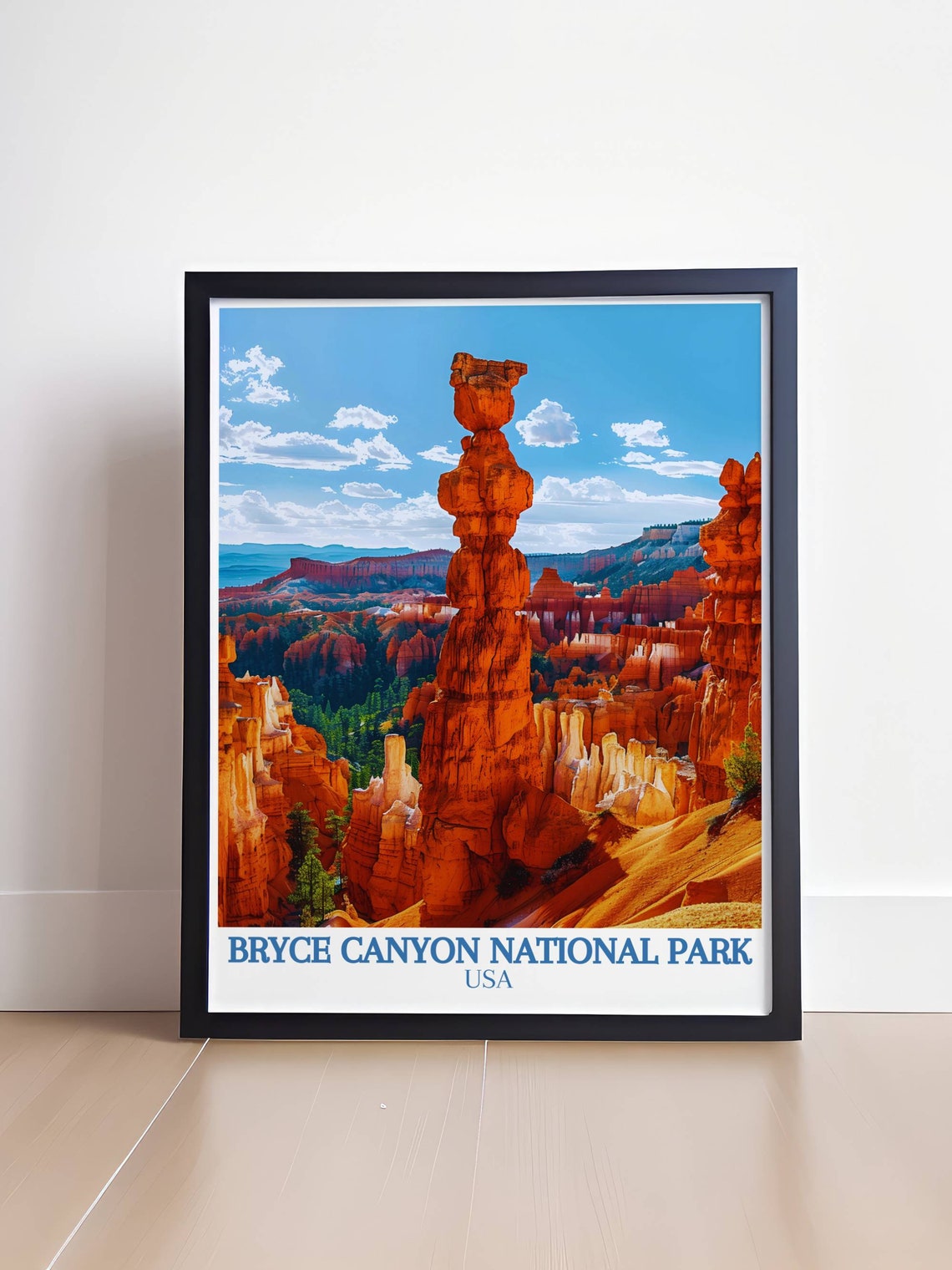 Bryce Canyon National Park Thors Hammer Hoodoo USA Travel Poster - Image 4