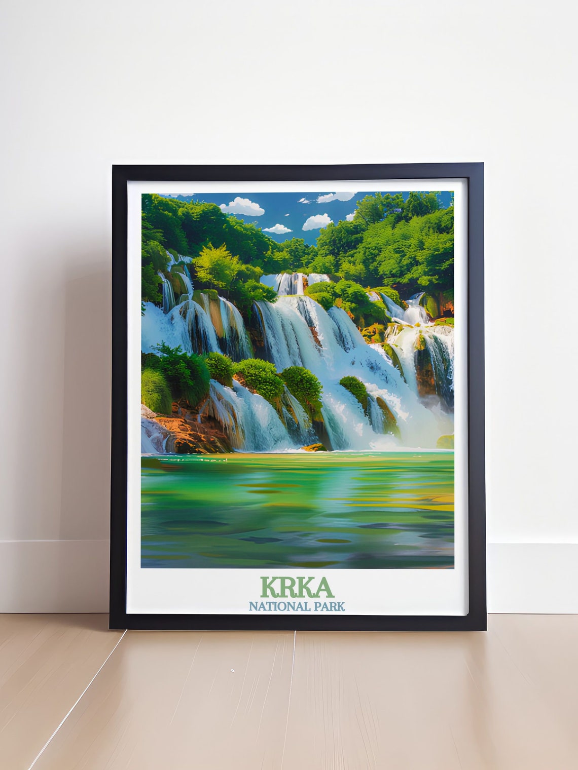 Skradinski Buk Cascading Waterfalls in Krka National Park Poster - Image 4