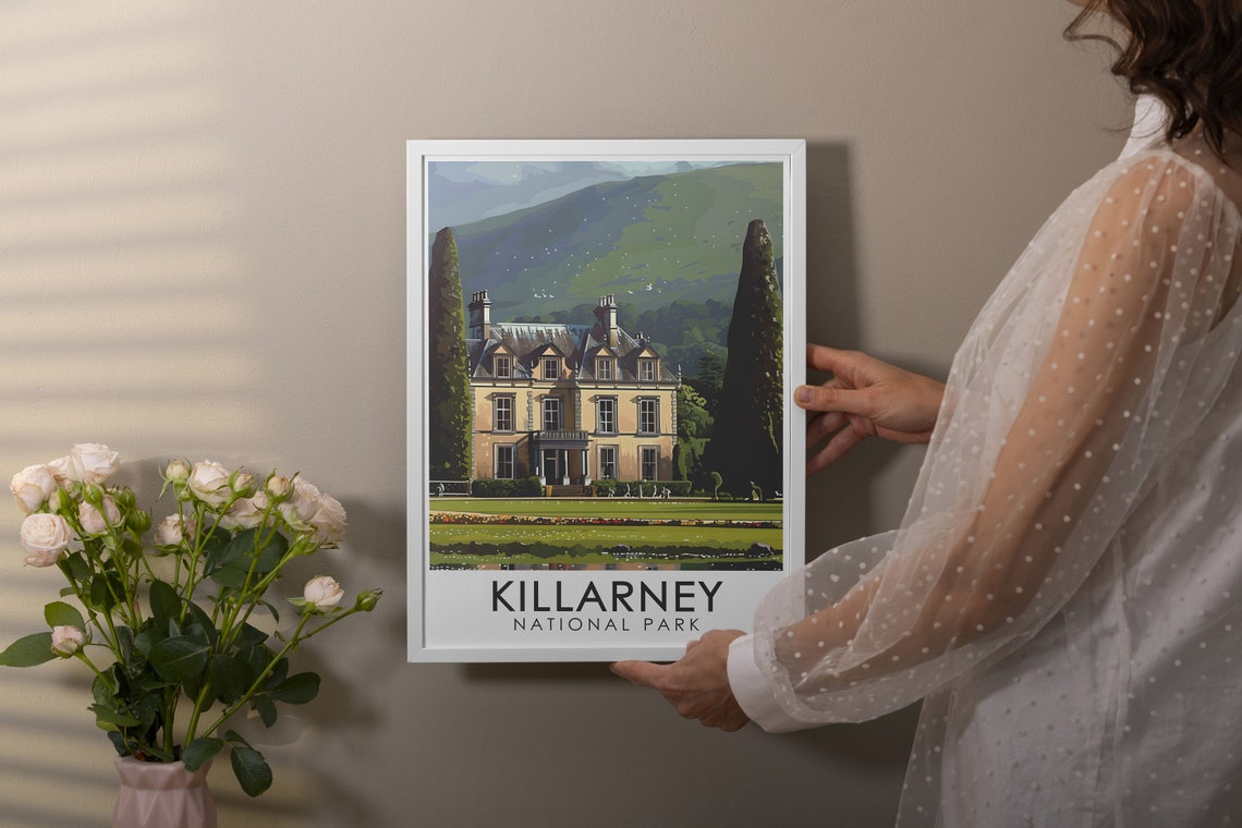 Killarney National Park Muckross House Elegant Gardens Ireland Poster - Image 2