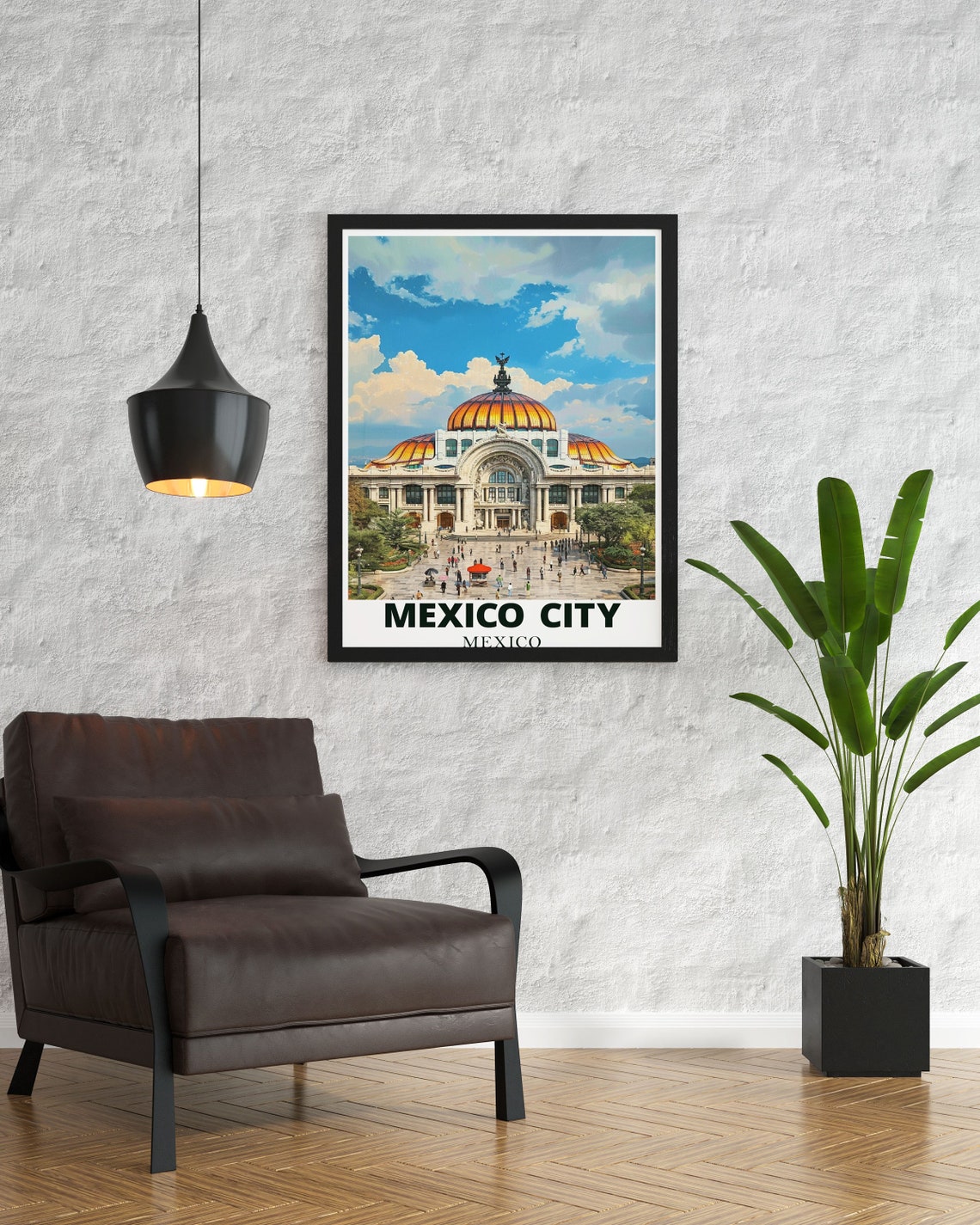 Mexico City Print Art Of Palacio De Bellas Artes Mexico City Poster Mexico City Travel Print Mexico City Decor - Image 3