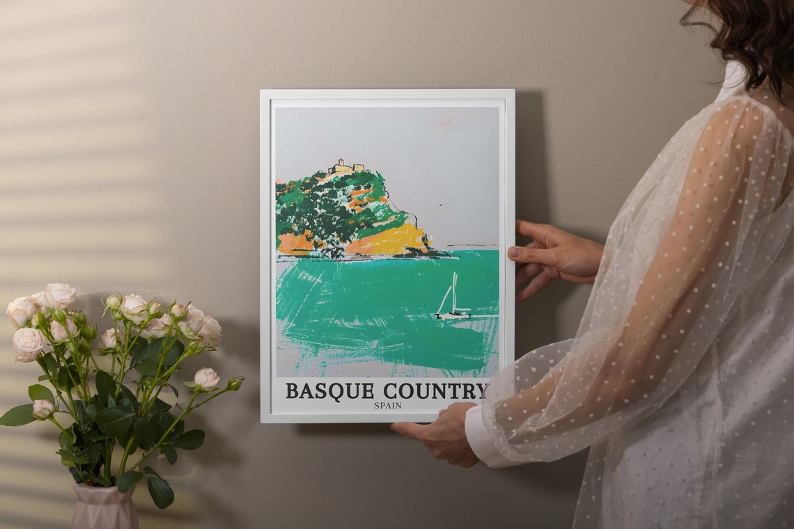 Basque Country San Juan de Gaztelugatxe Hermitage Isle Poster - Image 3