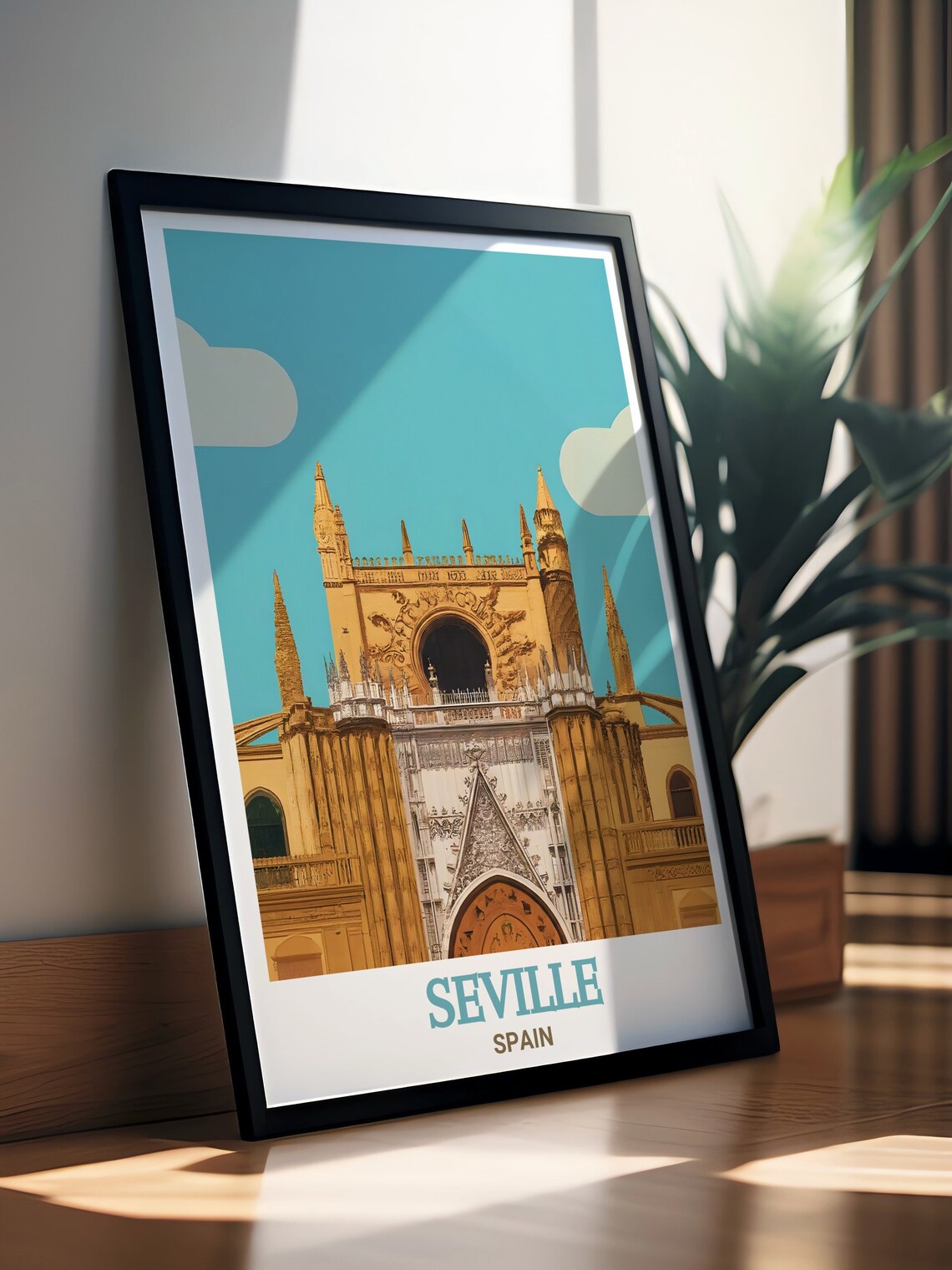 Seville Spain Wall Art Seville Cathedral Decor Historic Seville Prints Seville Posters Seville Cathedral Art Stunning Spain Prints - Image 3