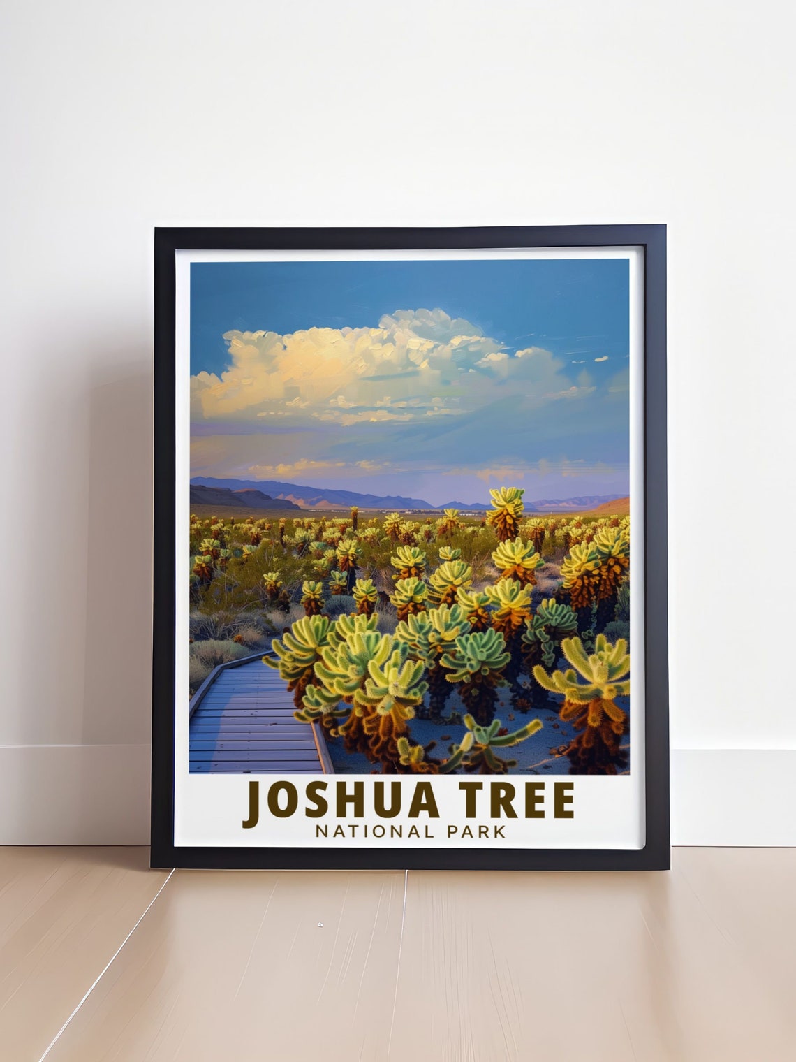 Joshua Tree National Park Cholla Cactus Garden Boardwalk Poster - Image 4