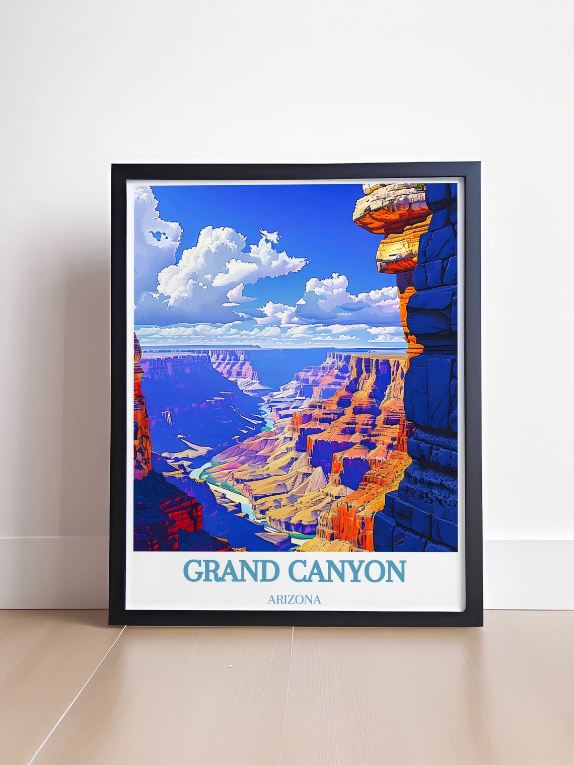 Grand Canyon Arizona Sunset Colors Over Canyon Cliffs Poster - Image 4